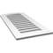 Ekena Millwork Arch Top Surface Mount PVC Gable Vent: Non-Functional, w/ 3-1/2"W x 1"P Standard Frame, 18"W x 38"H GVPAR18X3801SN - alternate 5